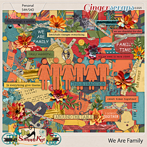 We Are Family Kit by The Scrappy Kat