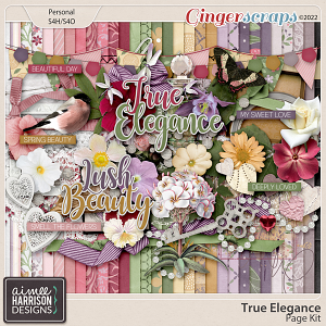 True Elegance Page Kit by Aimee Harrison