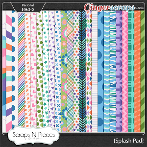 Splash Pad Pattern Papers by Scraps N Pieces