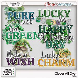 Clover All Over Titles by Aimee Harrison