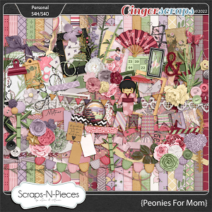 Peonies For Mom Kit by Scraps N Pieces