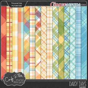 Daisy Days [Plaid Papers] by Cindy Ritter 