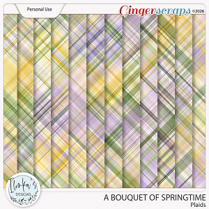A Bouquet Of Springtime Plaids by Ilonka's Designs
