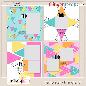 Templates - Triangles 2 by Lindsay Jane