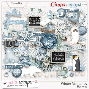 Winter Memories - Elements by Neia Scraps 