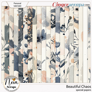 Beautiful Chaos - Special Papers - by Neia Scraps