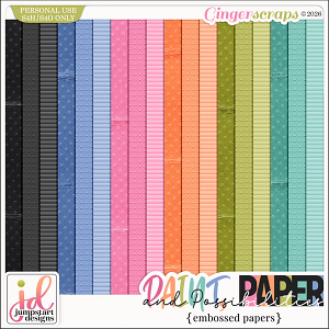 Paint, Paper & Possibilities {Embossed Papers}