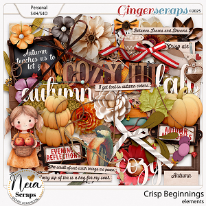 Crisp Beginnings - Elements - by Neia Scraps