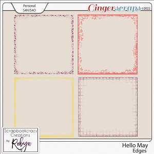 Hello May Edges by Scrapbookcrazy Creations