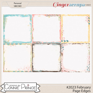 #2023 February - Page Edges by Connie Prince
