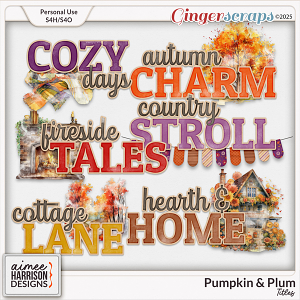 Pumpkln & Plum Titles by Aimee Harrison