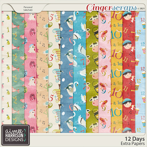 12 Days Extra Papers by Aimee Harrison