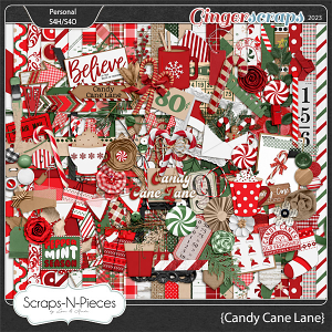 Candy Cane Lane Kit by Scraps N Pieces