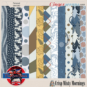 Crisp Misty Mornings Patterned Papers By The Brit Chick