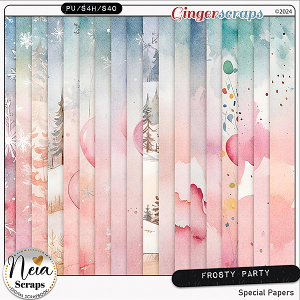 Frosty Party - Special Papers - by Neia Scraps