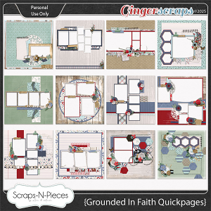 Grounded in Faith Quickpages by Scraps N Pieces 