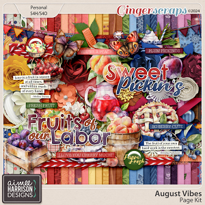 August Vibes Page Kit by Aimee Harrison