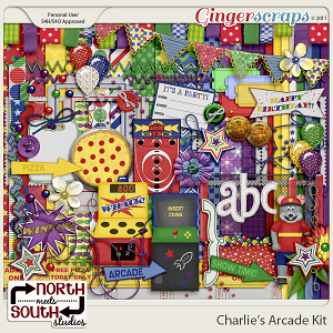 Charlie's Arcade {Full Kit} by North Meets South Studios
