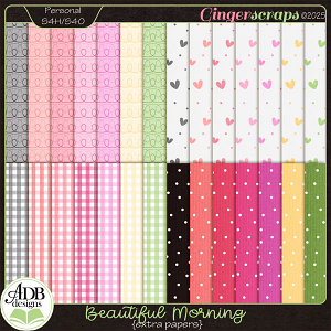 Beautiful Morning Extra Papers by ADB Designs
