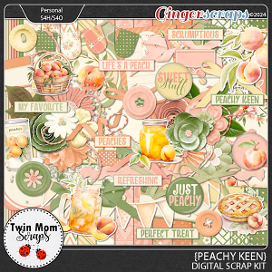 Peachy Keen - KIT by Twin Mom Scraps