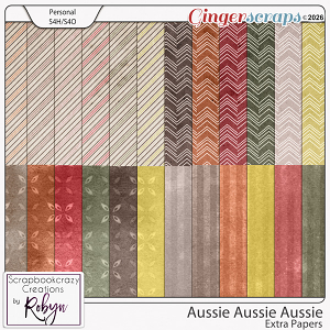 Aussie Aussie Aussie Extra Papers by Scrapbookcrazy Creations