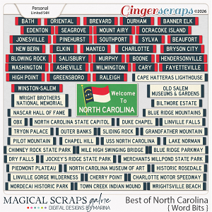 Best of North Carolina (word bits)