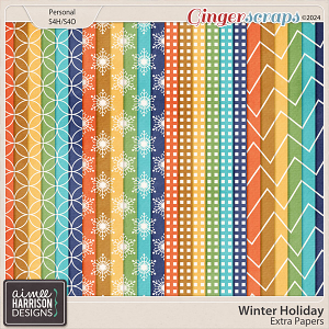 Winter Holiday Extra Papers by Aimee Harrison