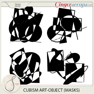Cubism Art Objects-Masks