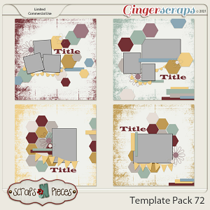 Template Pack 72 by Scraps N Pieces   