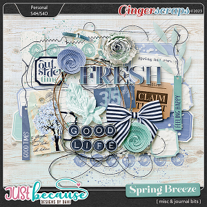 Spring Breeze Misc & Journal Bits by JB Studio