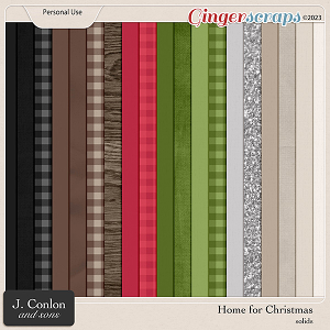 Home for Christmas Solid Papers by J. Conlon and Sons