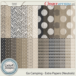 Go Camping - Extra Papers - Neutrals