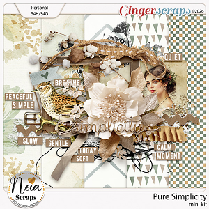 Pure Simplicity - Mini Kit - by Neia Scraps