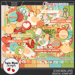 Chicken Life - KIT by Twin Mom Scraps