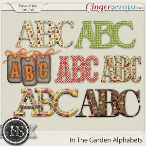 In The Garden Alphabets