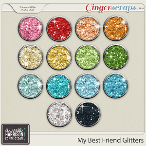 My Best Friend Glitters by Aimee Harrison