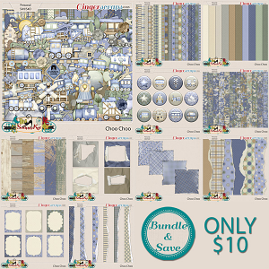 Choo Choo Bundle by The Scrappy Kat