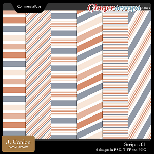 Stripes 01 CU Patterns by J. Conlon and Sons