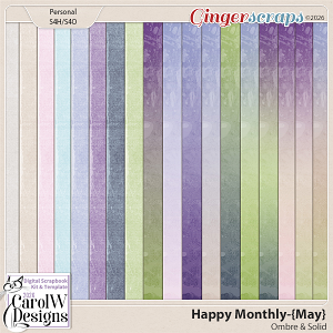 Happy Monthly-{May}-Ombre & Solid