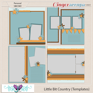 Little Bit Country {Templates} by Triple J Designs