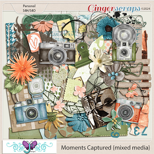 Moments Captured {mixed media} by Triple J Designs