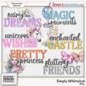 Simply Whimsical Titles by Aimee Harrison Simply Whimsical Titles by Aimee Harrison