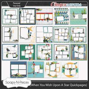 When You Wish Upon A Star Quickpages by Scraps N Pieces 