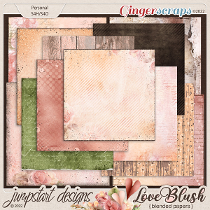 Love Blush {Blended Papers}
