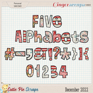 December 2022-Alphabets