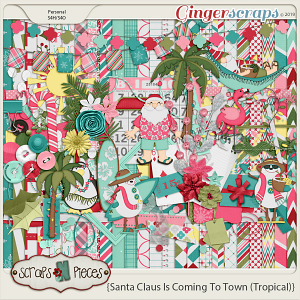 Santa Claus is Coming to Town Tropical kit by Scraps N Pieces