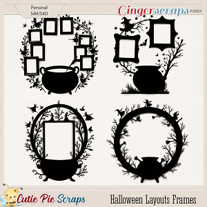 Halloween Layouts Frames 02 Halloween Layouts Frames 02