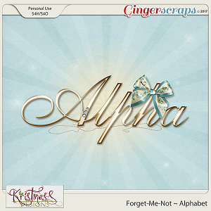 Forget-Me-Not Alphabet