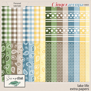 Lake Life Extra Papers by ScrapChat Designs