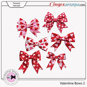 Valentine Bows 2 by Wetfish Designs 
